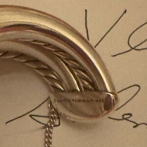 David Yurman Sterling Silver Cable Bracelet - Silver